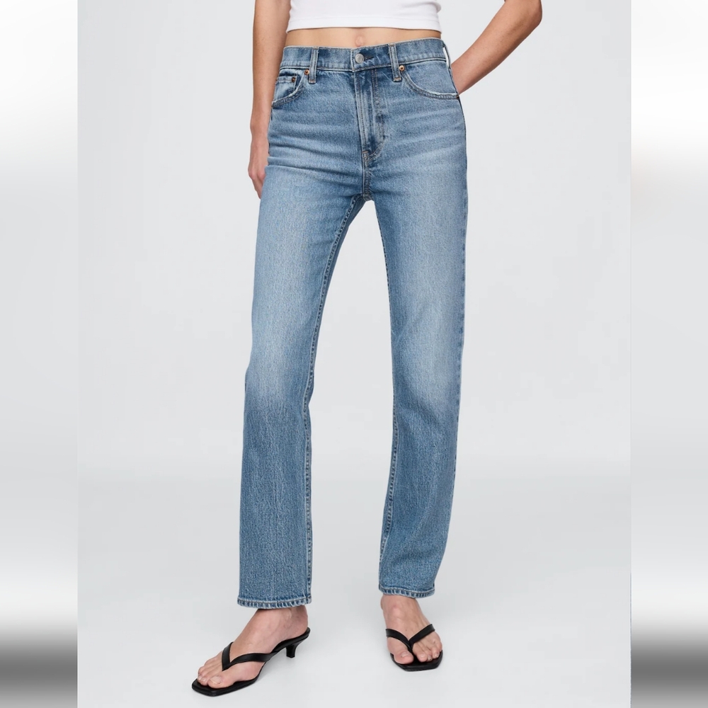 GAP 90s Straight High Rise Jean